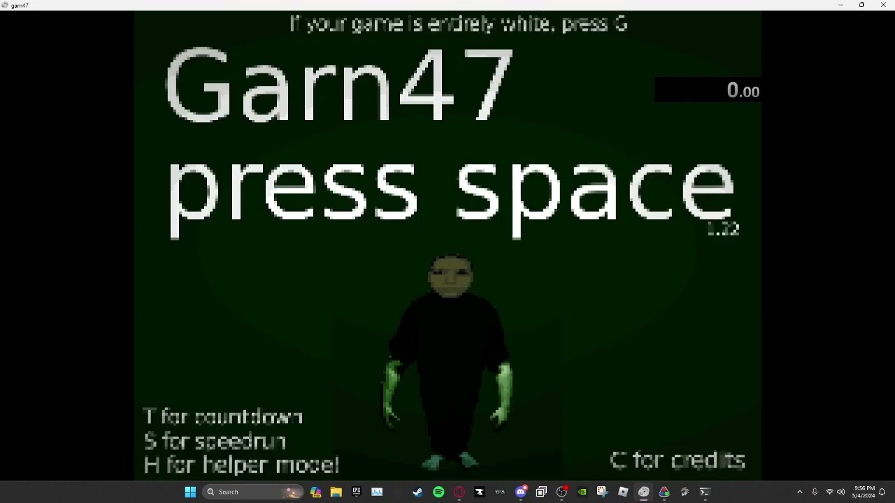 Garn47 speed run (47.57 secs)