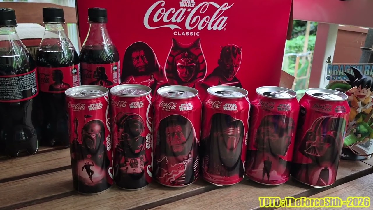 Happy Day # 68 : Canettes et bouteilles de Coca-Cola Star Wars Australia / Japan ! Sagrona, Manuia !
