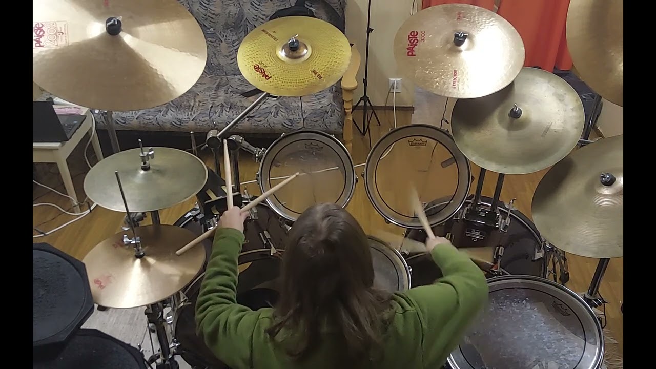 THE MOST DIFFICULT DRUM TECHNIQUE!!! PLAYING WITH FOUR STICKS!