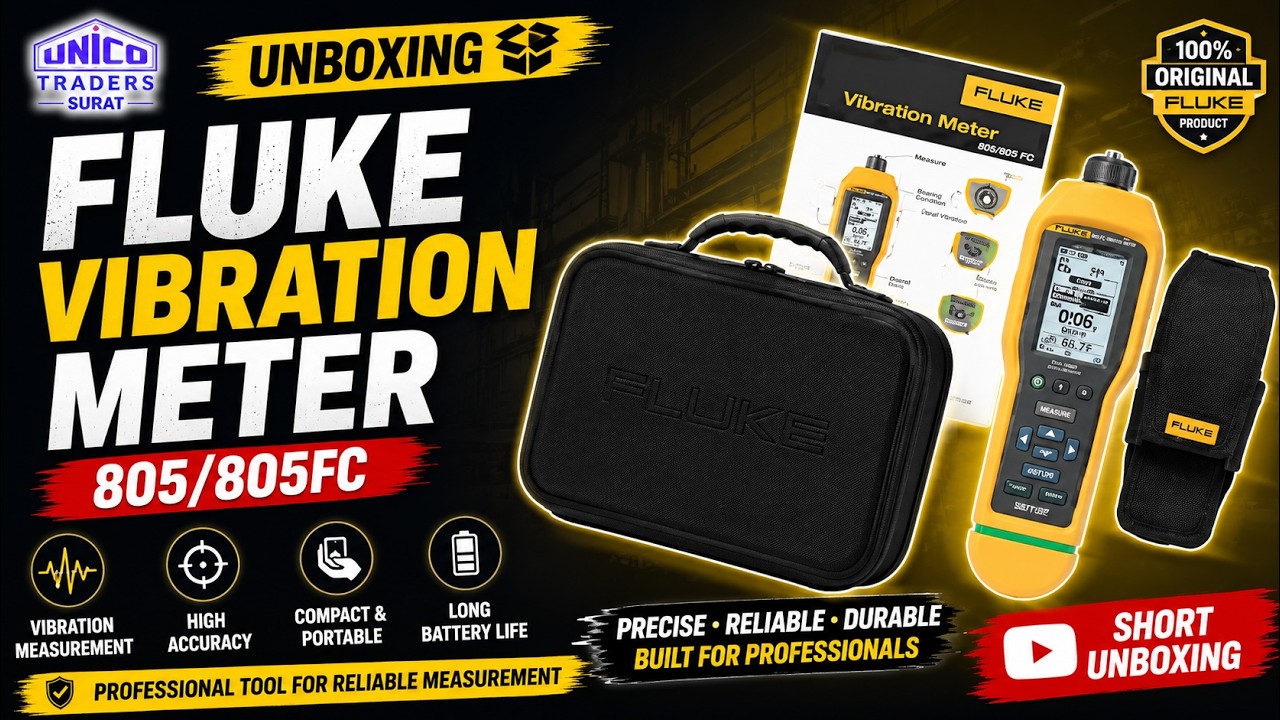 #unboxing #fluke Vibration meter #805/805FC #shorts