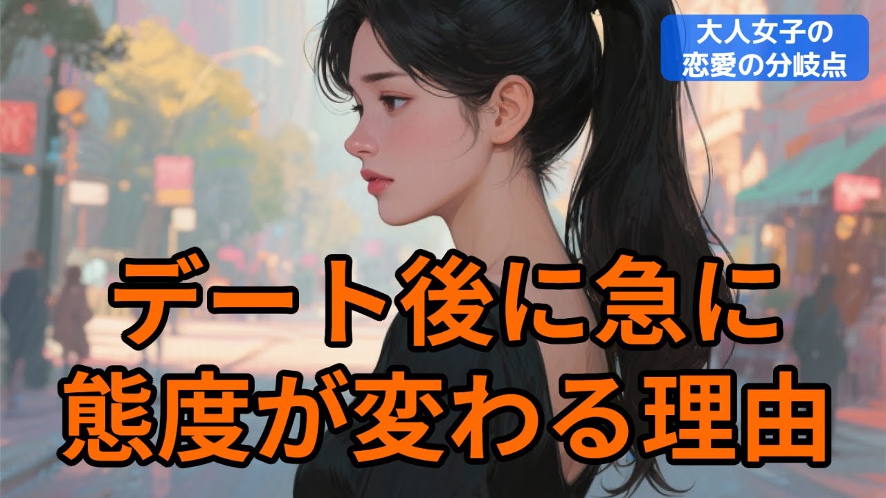 女性の態度がデート後に急変！？その理由とは【大人女子の恋愛分岐点】