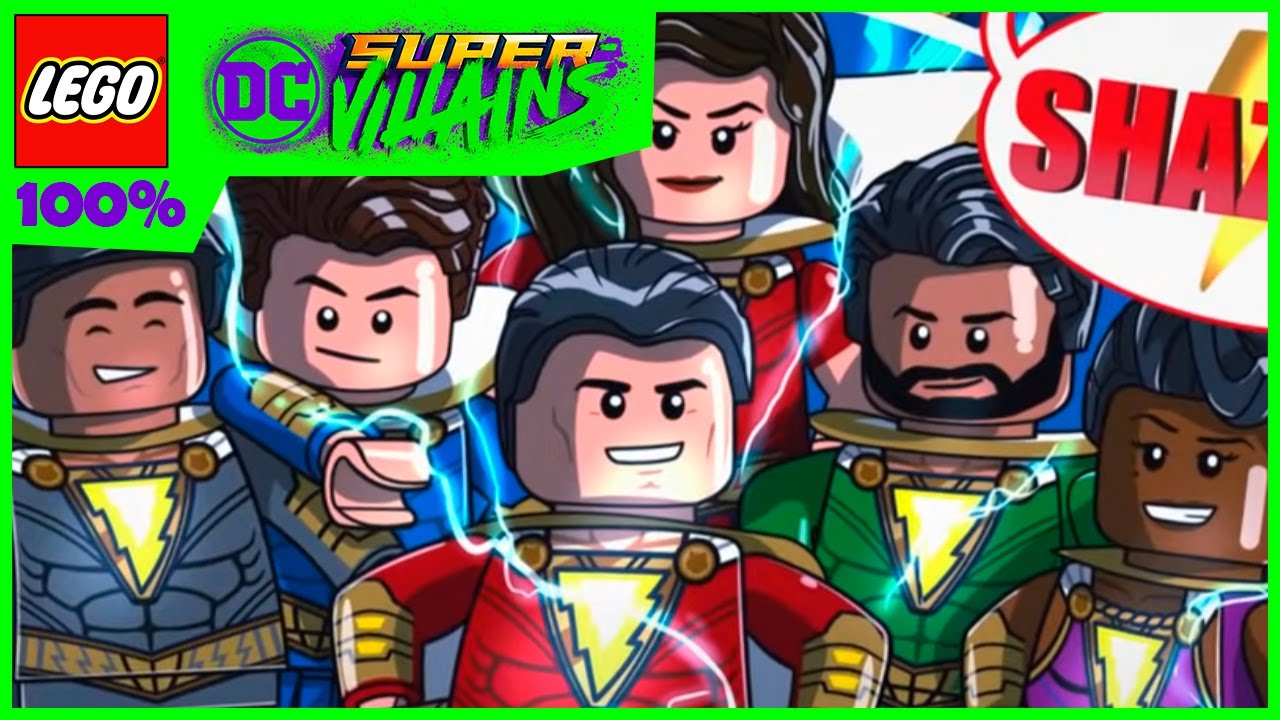 LEGO DC SUPER VILLAINS #59 DLC SHAZAM CONFRONTO DE SIVANA 100% Gameplay Dublado PS5