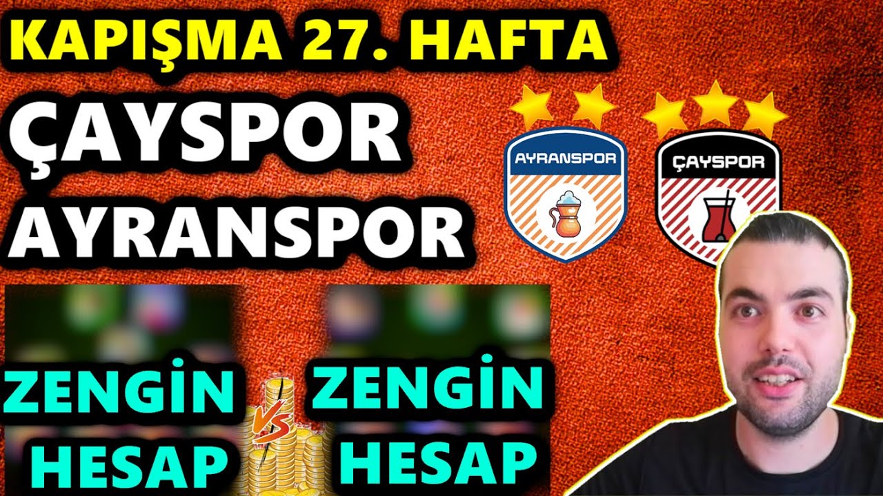 HESAP KAPIŞMASINDA 27. HAFTA (ÇAYSPOR vs AYRANSPOR) eFootball 2025 Mobile