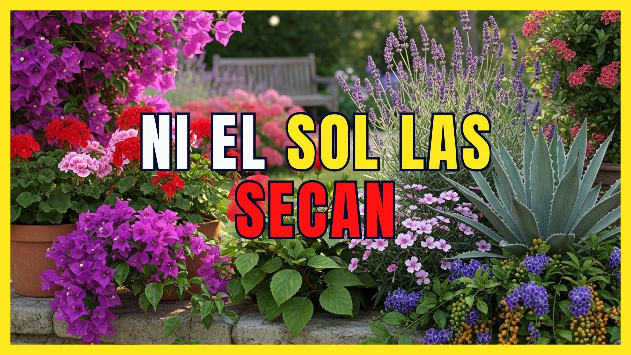 7 Plantas ornamentales de exterior resistentes al sol