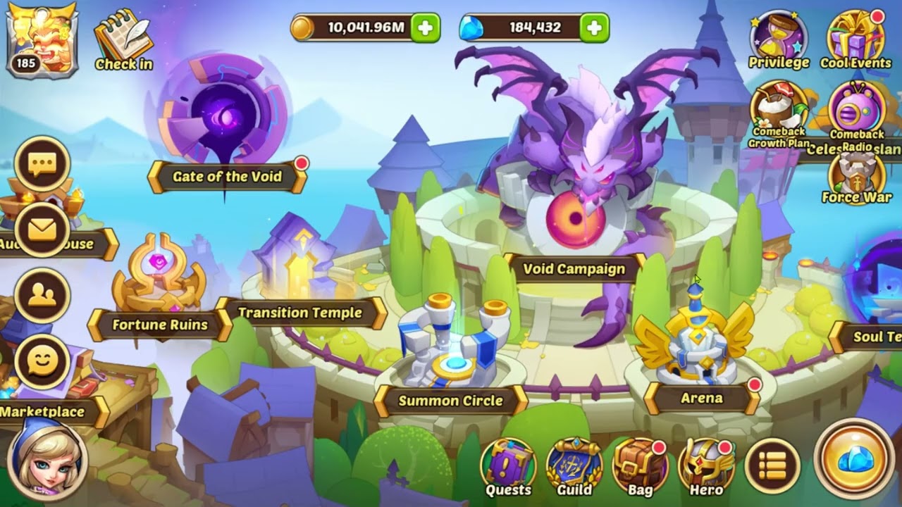 Idle Heroes   Void Campaign 1-6-1 to 1-6-9 [F2P - RFW]
