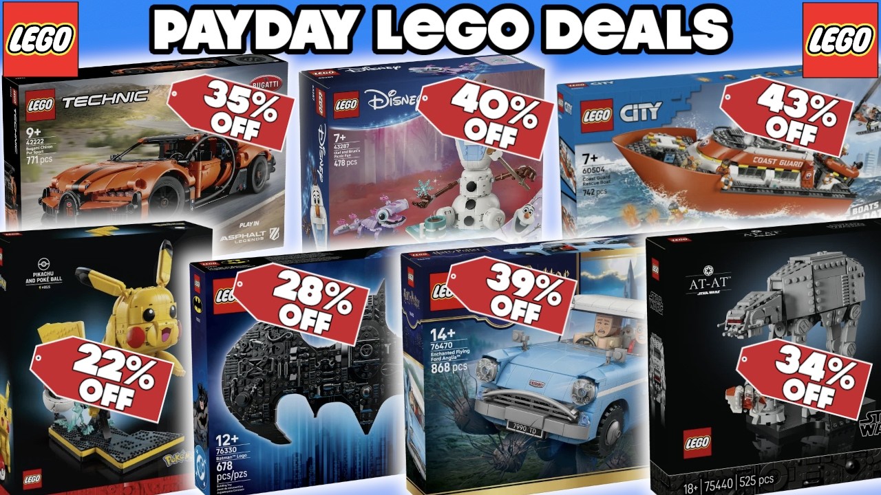 LEGO PAYDAY DEALS - UP TO 43% OFF!