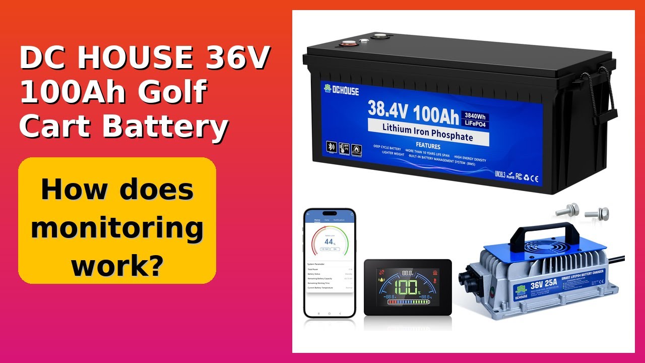 REVIEW (2026): DC HOUSE 36V 100Ah Golf Cart Battery Kit. Features.