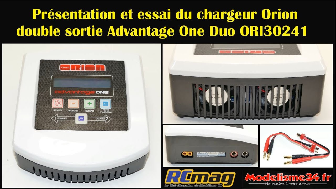 Test du Chargeur Orion double sortie Advantage one duo ORI30241