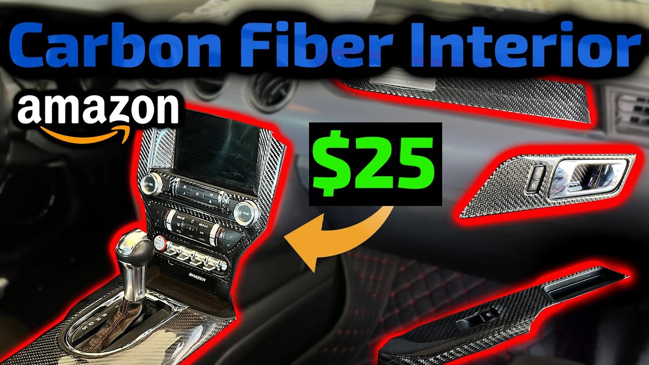 Mustang Carbon Fiber Interior Trim for Cheap! (Under $40)