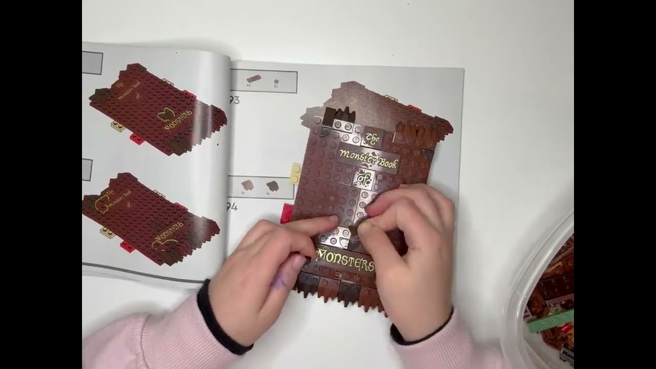 Chomping Monster Book of Monsters Lego Build