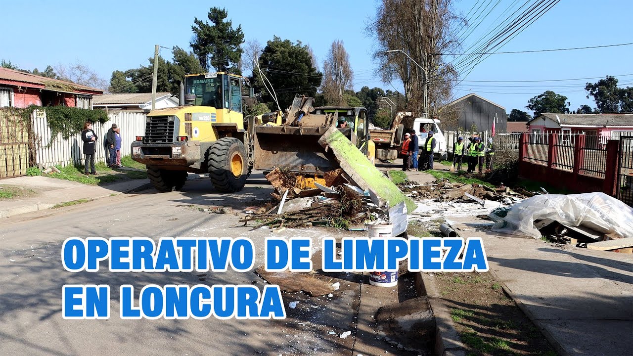 Operativo De Limpieza En Loncura