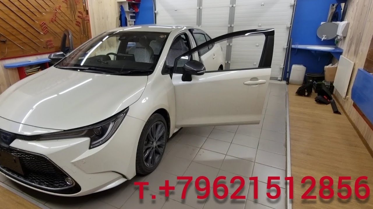 TOYOTA COROLLA HYBRID 2021г. RHD установка авто-сигнализации и добавление смарт-ключа