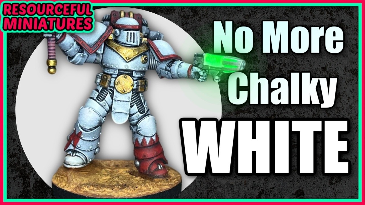 Painting Heresy-Era White Scars – Easy White Armor with Oils