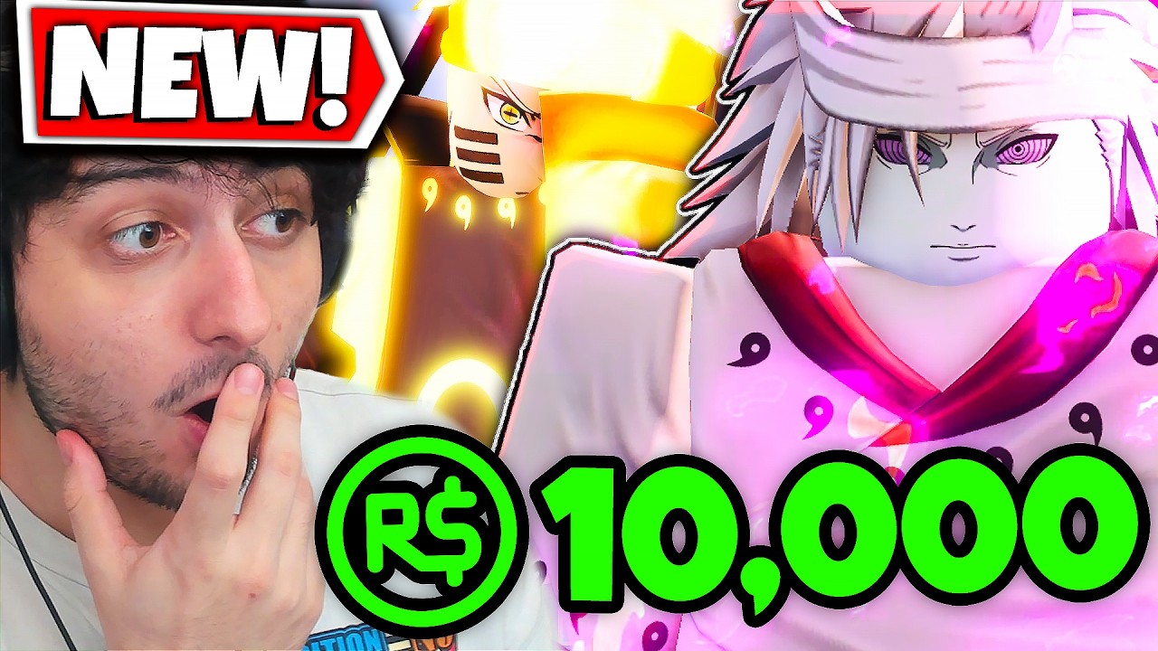 Трачу 10 000 ROBUX на СВЕРХМОЩНЫХ персонажей Наруто в Roblox!