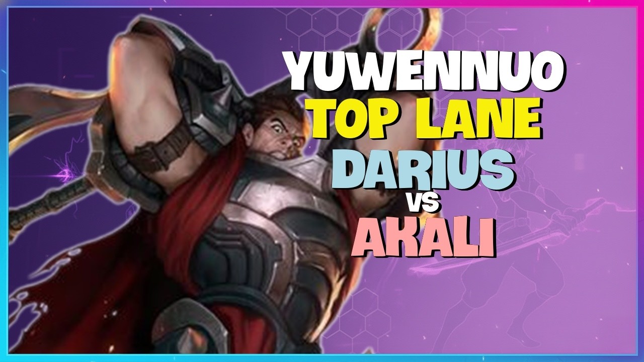 Rank 1 Darius : This CN Super Server Legend is CRUSHING Akali - Engsub