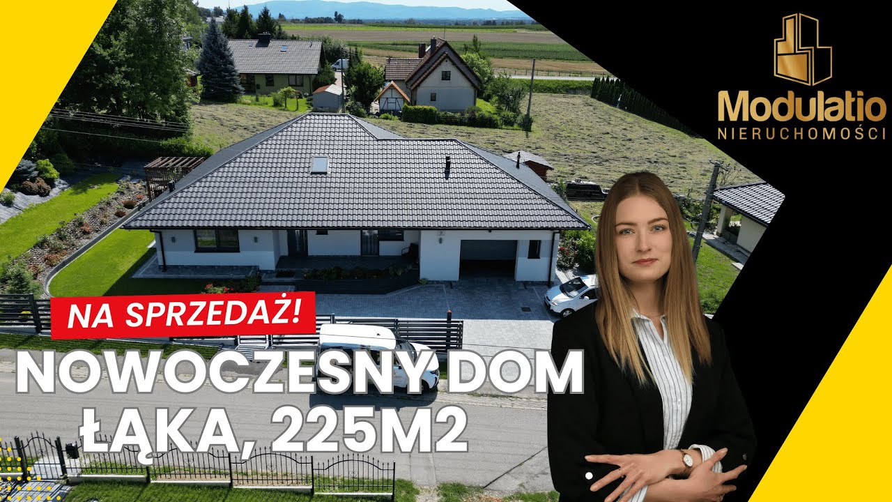 🏡Wyjątkowy Dom 225m² w Łące | Rok Budowy 2021 | KLIMATYZACJA | GARAŻ | WYSOKI STANDARD