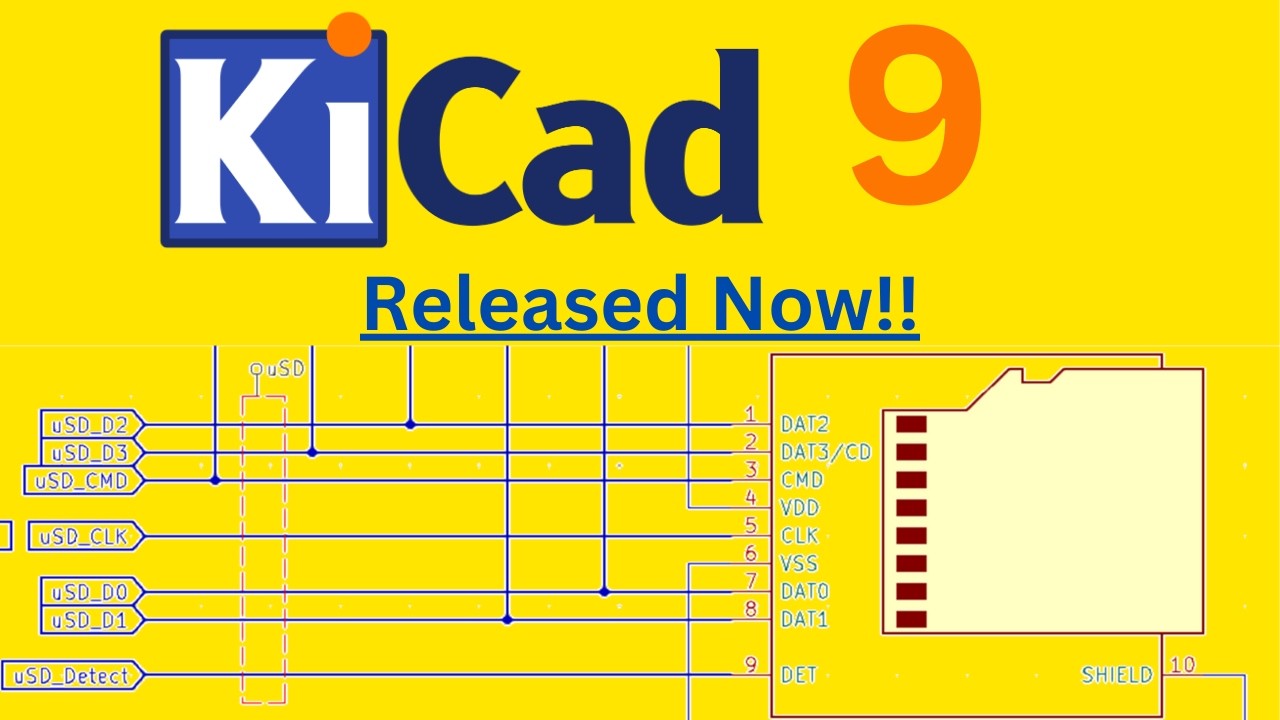 Its here!! KiCAD 9 with new features. Let's explore...