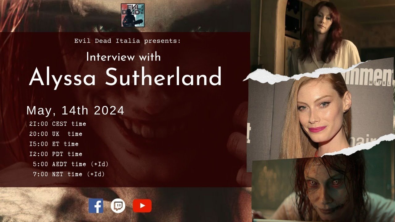 Interview with Alyssa Sutherland | Evil Dead Rise Behind the scenes