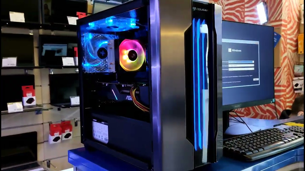 Игровой ПК Intel i5-8400, 16GB, 512SSD, Asus Dual RX5700 XT EVO 8GB