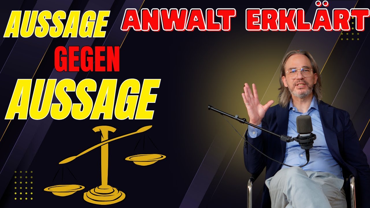 Aussage gegen Aussage – Was bedeutet das wirklich im Strafrecht? #anwaltskanzlei