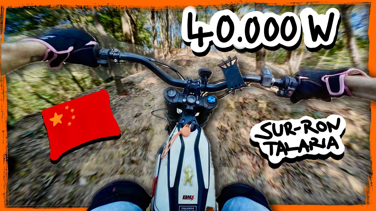 Off-Road Trails on Electric Dirtbikes in China with @official.electricdreams are Crazy!