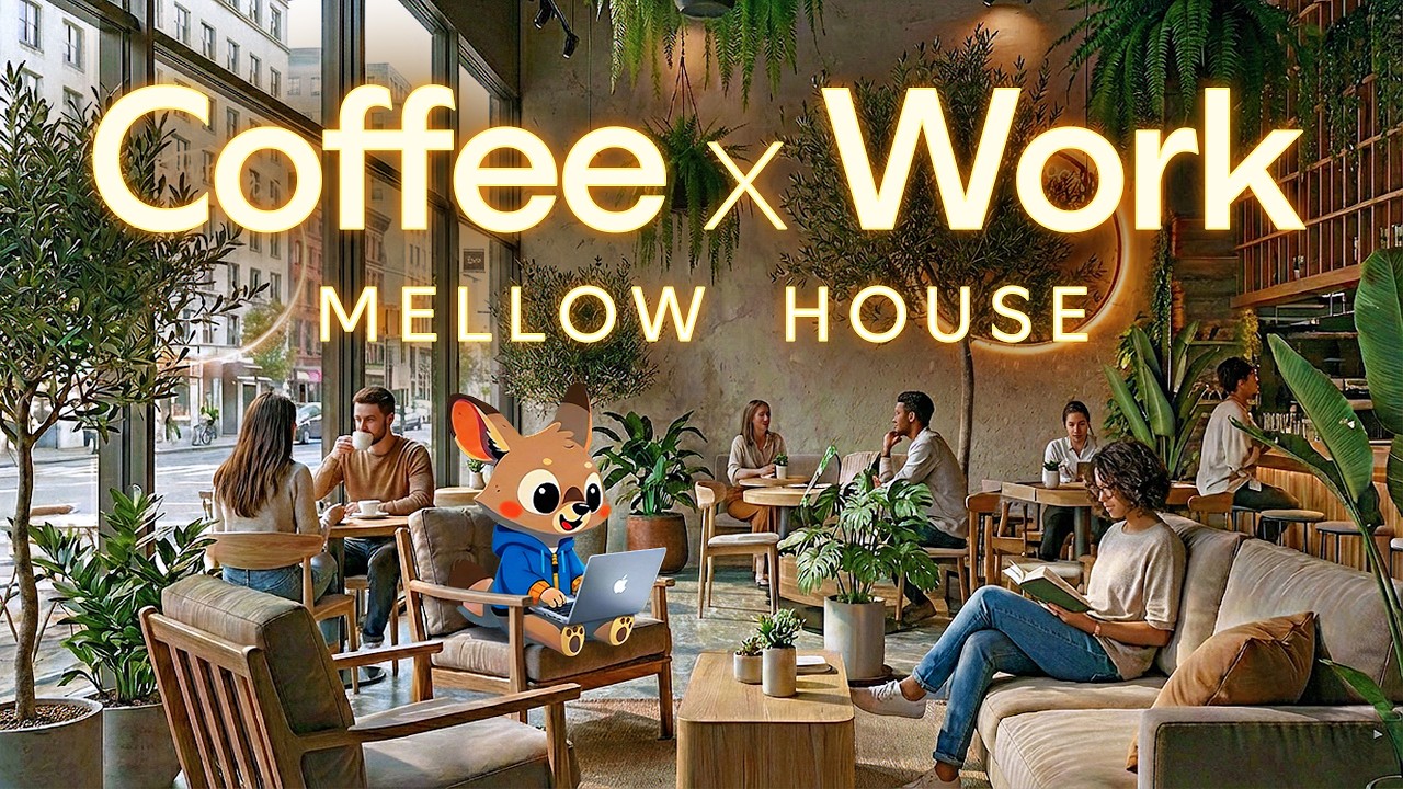 ☕💻 Mellow House Mix Vol.1 • [No Vocals] 1 Hour Deep Focus Playlist