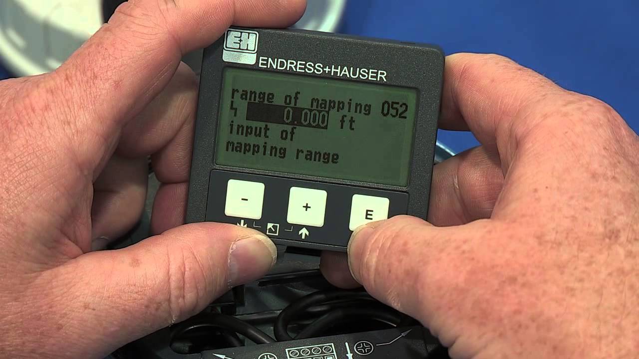 Prosonic M FMU40 Mapping with a known level