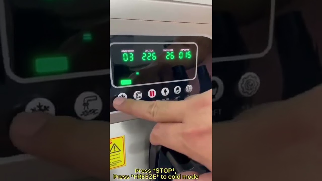 Softy ice cream machine Installation video