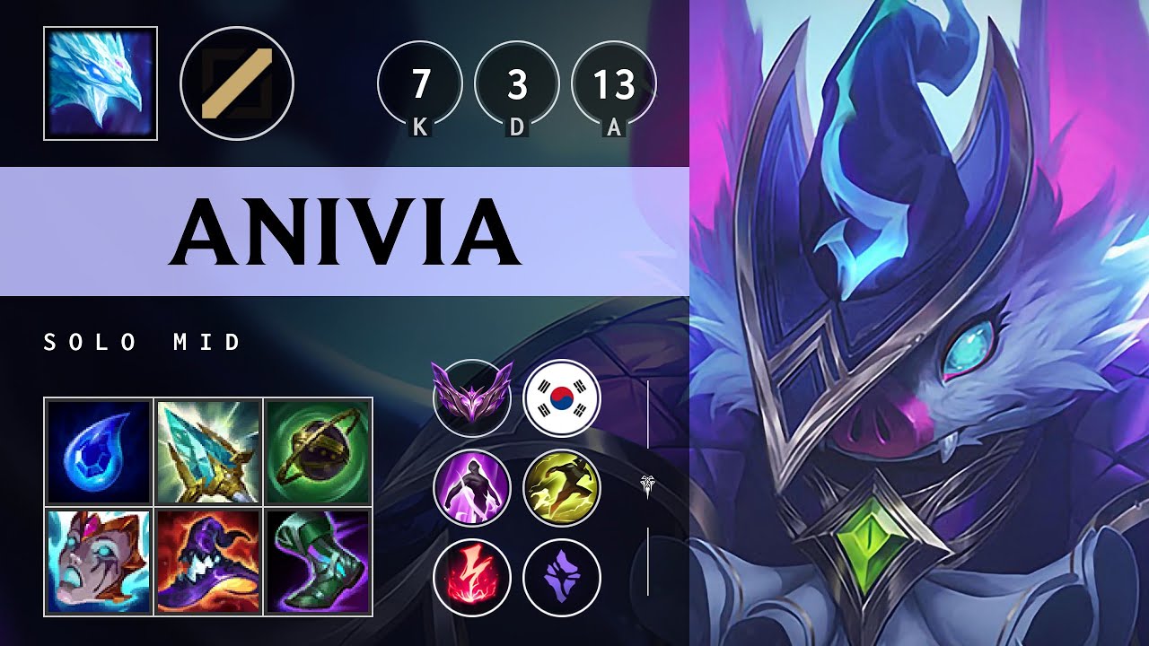 Anivia Mid vs Yone - KR Master Patch 25.10