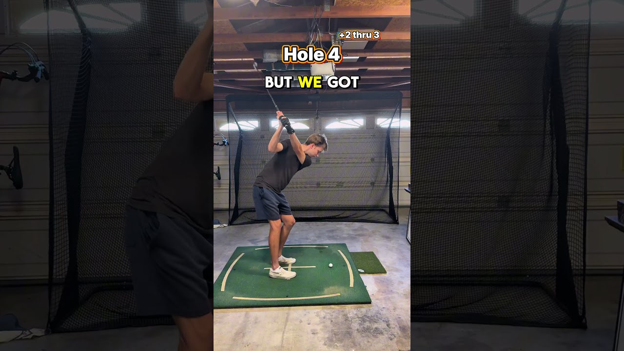 My first Online tournament on the Garmin R10 #trending #golf #shortvideos #viral #garmin #golfsim