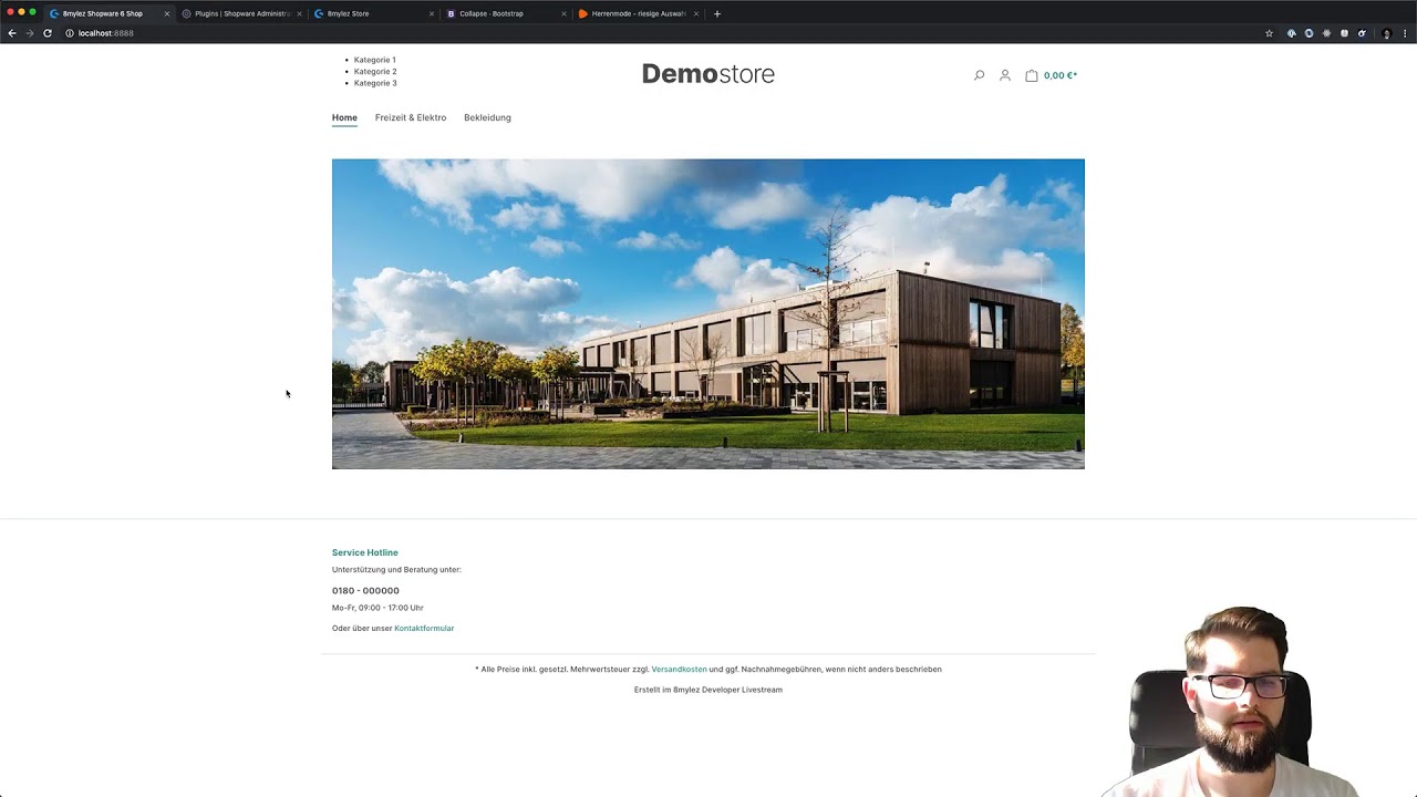 Shopware 6 Theme entwickeln - Livestream #2