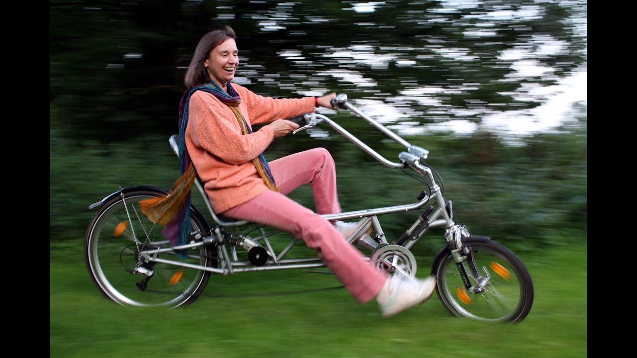 LIEGERAD  made by VAN DER VOGEL bequemer LANGLIEGER mit e-Motor -cooles e-pedelec RECUMBENT BIKE