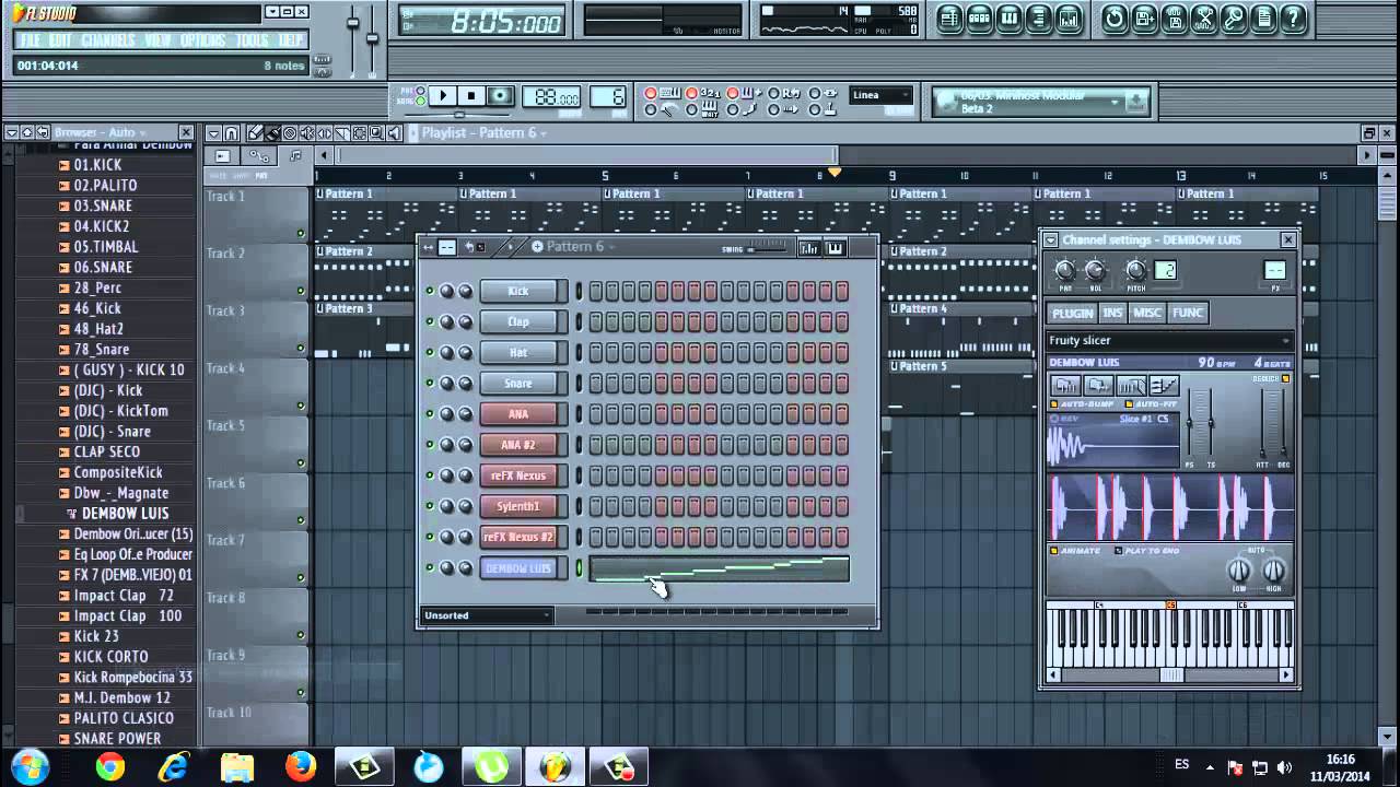 Tutorial Como Hacer Reggaeton Pesado 2014 Fl studio / TIpo Askenax LMP
