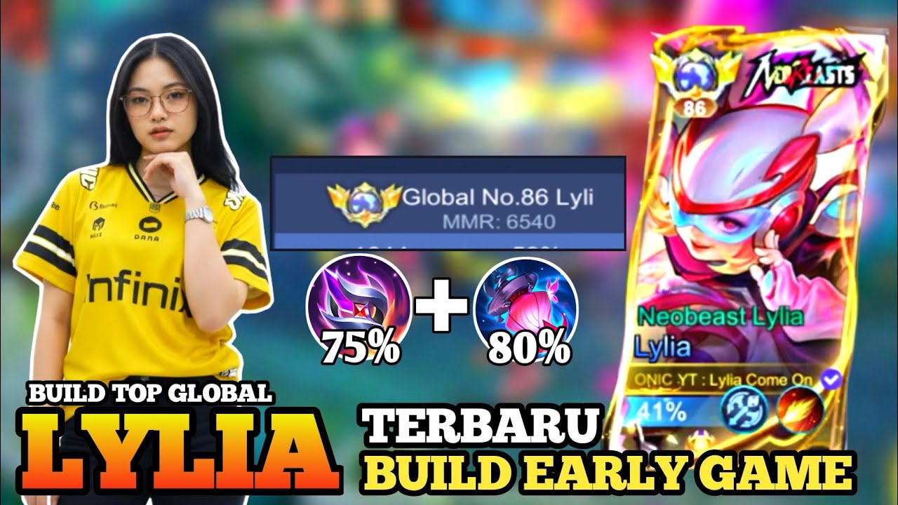 BUILD TERSAKIT LYLIA DI EARLY GAME | CARA MAIN LYLIA || Lylia ~ Lylia Mobile Legends