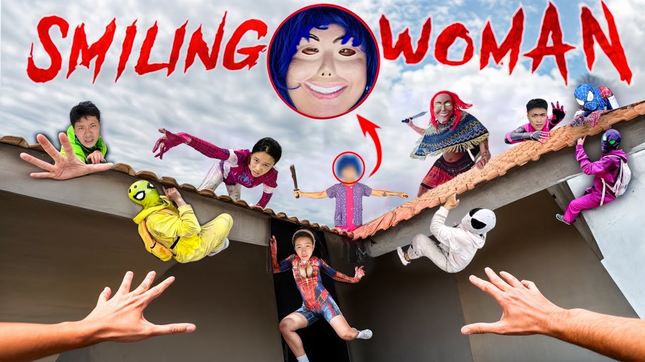 SPIDERMAN PARKOUR Vs SMILING WOMAN #9 | Fatal Chase Took His Team (Horror Story Short) | Epic POV