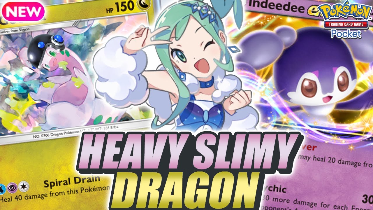 ROAD TO MASTER ! GOODRA is SUPER TANKY with INDEEDEE & HEAVY HELMET ! – Pokemon TCG Pocket