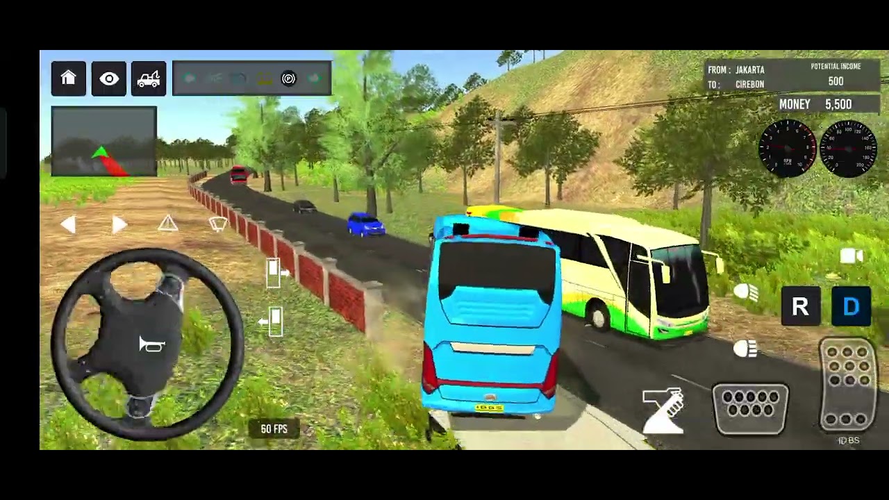 Euro Bus Driving Game PublicTransportation 2024 Indonesia BusSimulator Android Gameplay #86