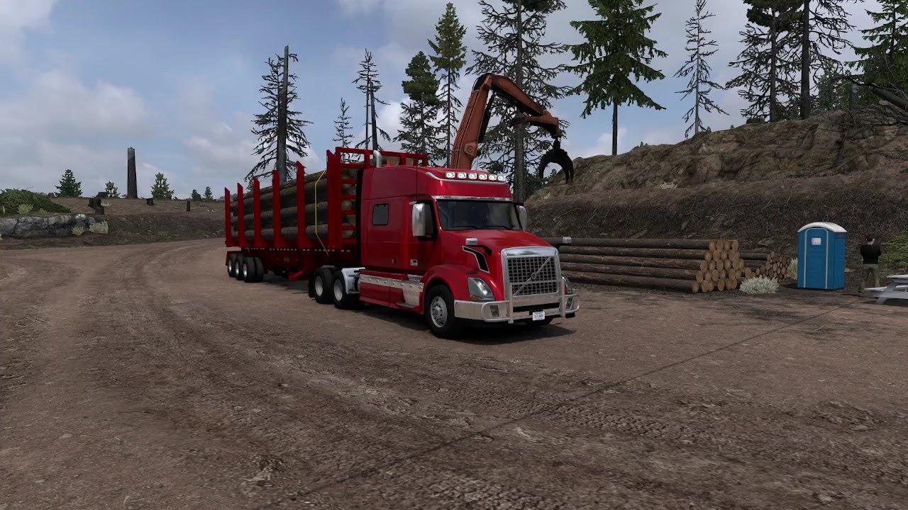 American Truck Simulator TruckersMP Logs To Klamath Falls