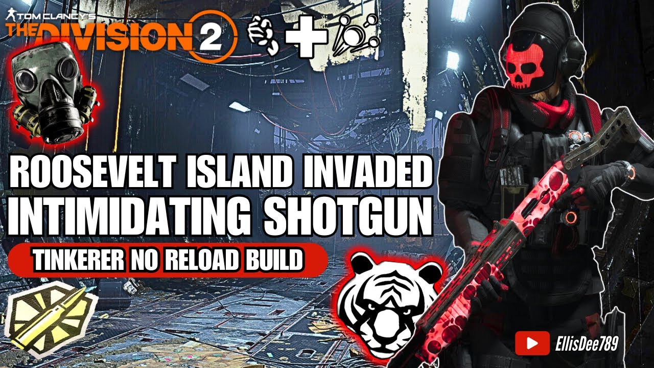 Roosevelt Island INVADED + ROGUE AGENTS | GOLDEN BULLET | INTIMIDATING Shotgun Build - Division 2