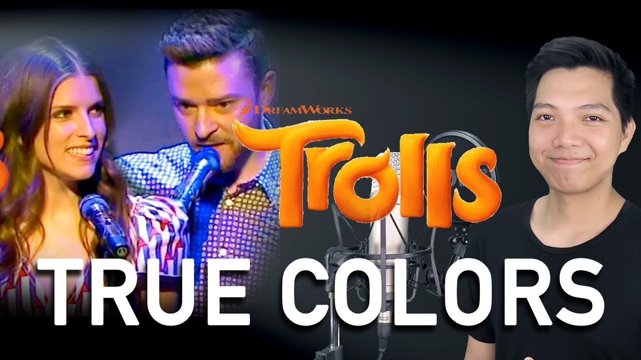 True Colors (Justin Part Only - Karaoke) - Trolls