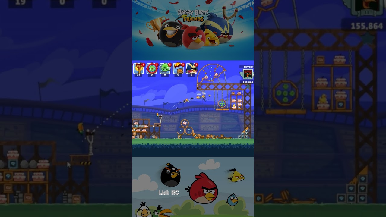 Angry Birds Friends | Liah RC #shorts