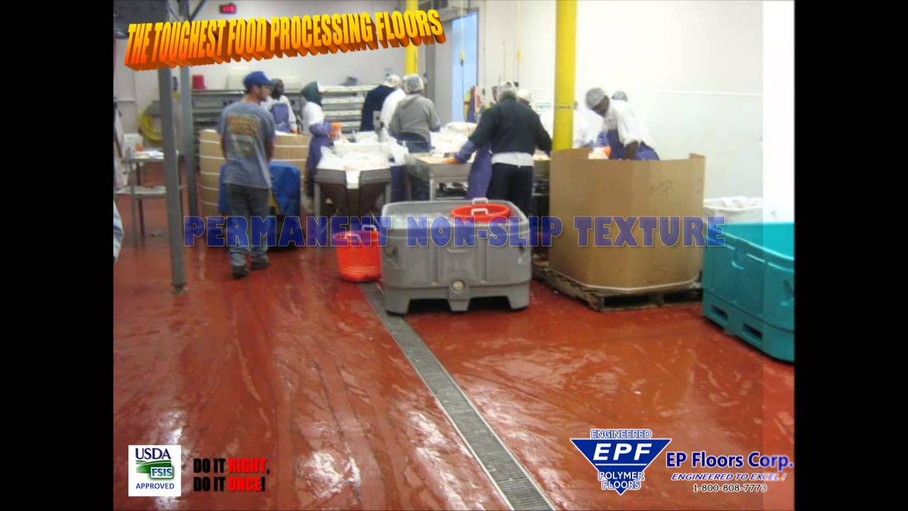 USDA/FDA Approved Food Processing Flooring