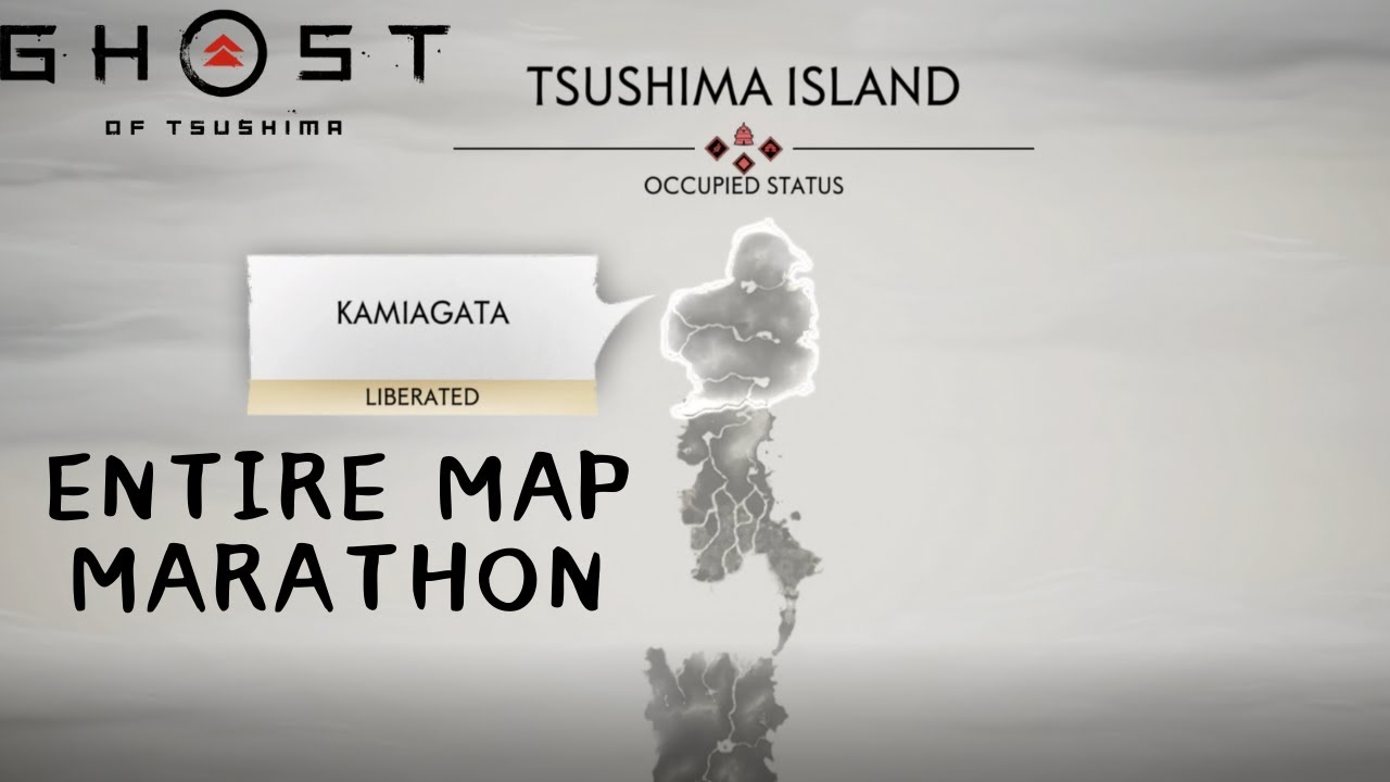 Riding across the entire Map | Showcase | Ghost of Tsushima