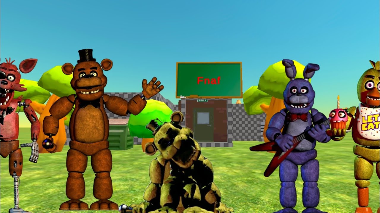 Фнаф 1 в Чикен Ган! (Fnaf 1 Chicken Gun)