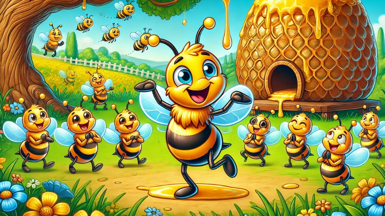 Buzzy Bee Boogie 🐝 | Fun Kids Song & Nursery Rhyme