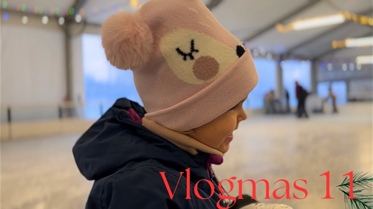 Vlogmas 11 : Pierwszy raz na łyżwach w tym sezonie ⛸️ Byłam z niej mega dumna 🥰