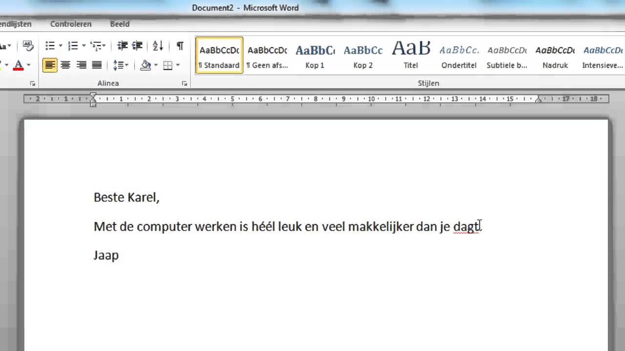 Tekst wijzigen