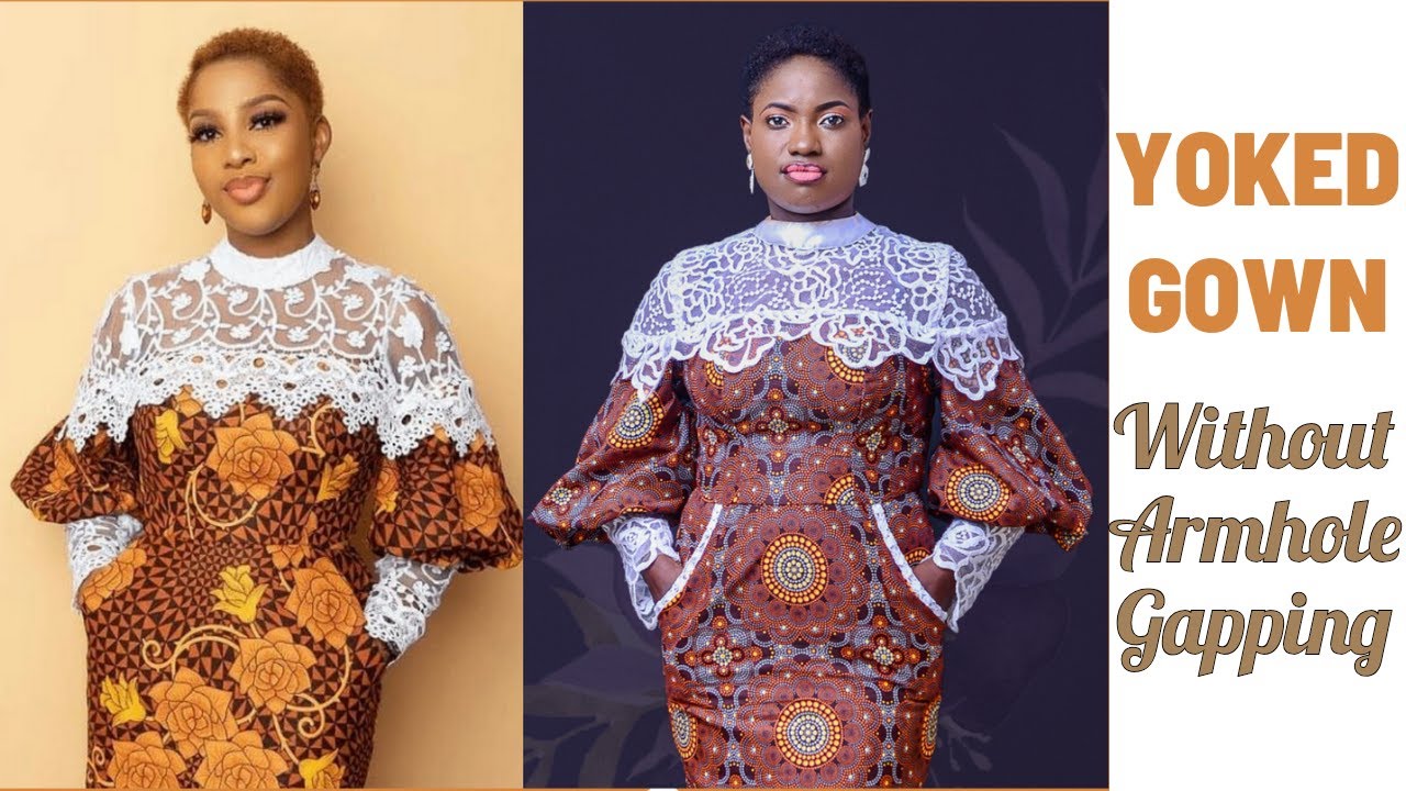 HOW TO CUT YOKED BLOUSE/ YOKED BUSTIERS// YOKED DRESS  WITHOUT ARMHOLE GAPPING