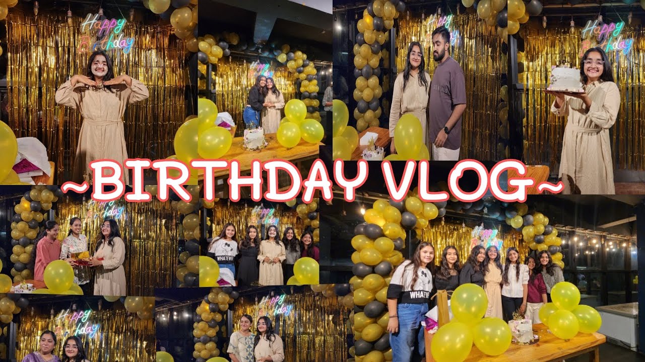 Birthday Vlog💕| #vlog#birthday#celebration#party#family#lifestyle#friends#outing| @marvelousmahek
