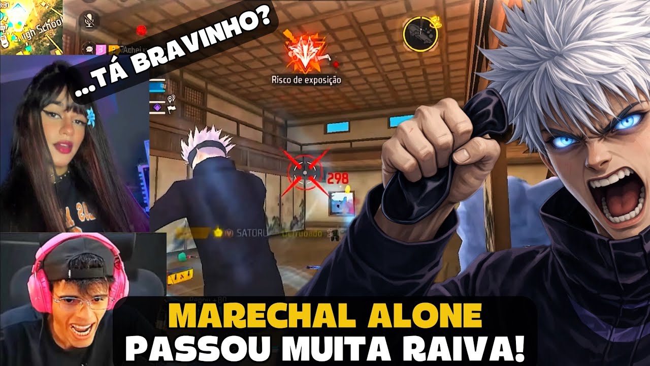 MARECHAL PASSOU MUITA RAIVA NESSA PARTIDA! FREE FIRE - MARECHAL HIGHLIGHTS